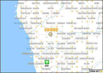 map of Vairão