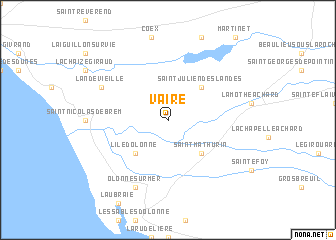 map of Vairé