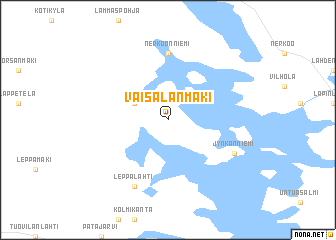 map of Väisälänmäki