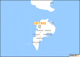 map of Vaitahu