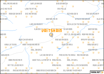 map of Vaitshain