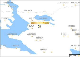 map of Vaivionmäki