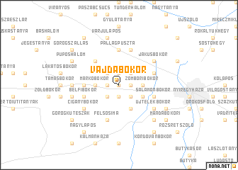 map of Vajdabokor