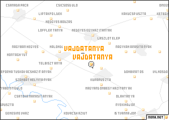 map of Vajdatanya