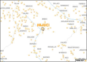 map of Vajdići