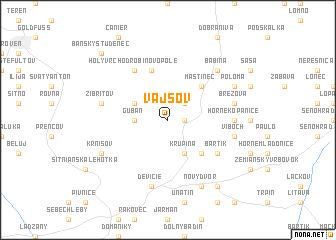 map of Vajsov