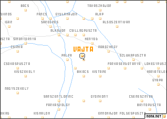 map of Vajta