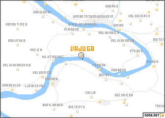 map of Vajuga