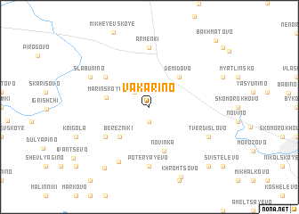 map of Vakarino