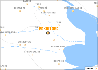 map of Vakhitovo