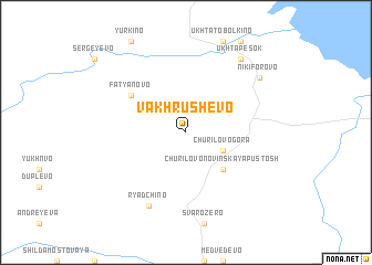 map of Vakhrushevo