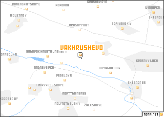 map of Vakhrushevo