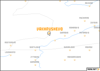 map of Vakhrushevo