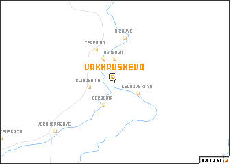 map of Vakhrushevo