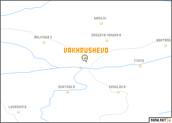map of Vakhrushevo
