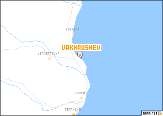 map of Vakhrushev