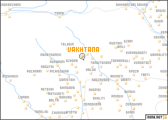 map of Vakhtana