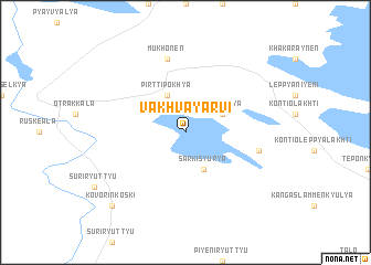 map of Vakhvayarvi