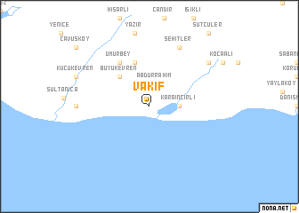 map of Vakıf