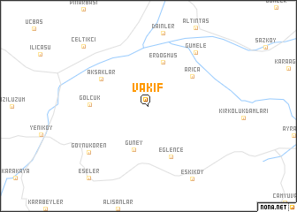 map of Vakıf