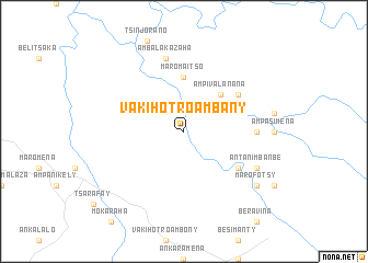 map of Vakihotro Ambany