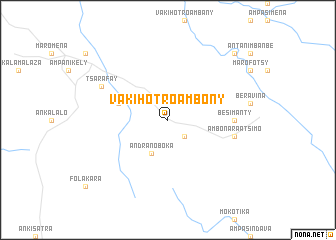 map of Vakihotro Ambony