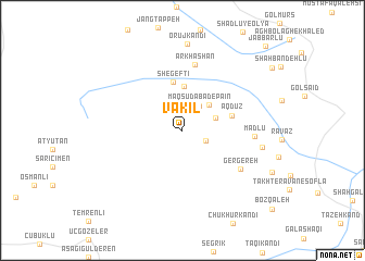 map of Vakīl