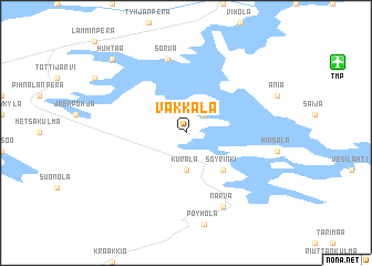map of Vakkala