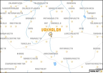 map of Vakmalom