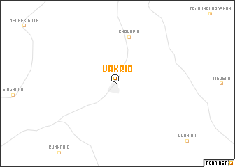 map of Vākrio