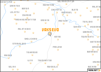 map of Vaksevo