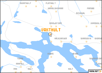 map of Våkthult