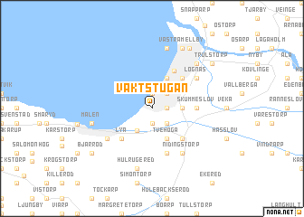 map of Vaktstugan