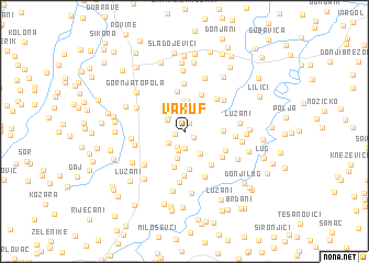 map of Vakuf