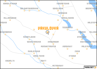 map of Vakulovka