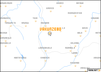map of Vaku Nzebo