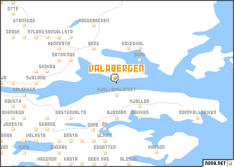 map of Valabergen