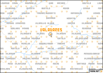 map of Valadares