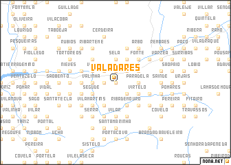 map of Valadares