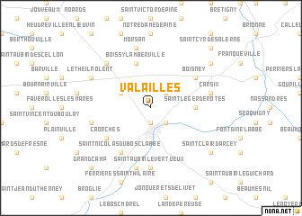 map of Valailles