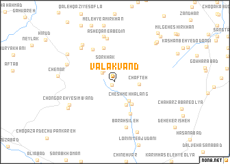 map of Valakvand