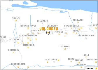 map of Valamāzū