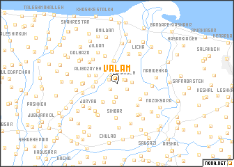 map of Valam