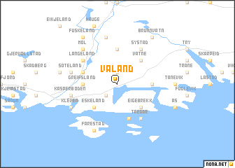 map of Valand
