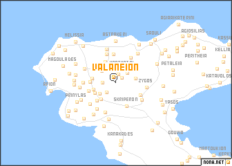 map of Valaneíon