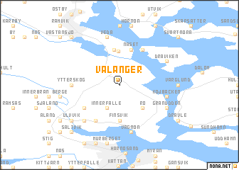 map of Vålånger