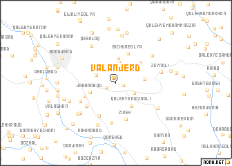 map of Vālānjerd