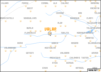 map of Vălar