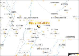 map of Vālāshejerd