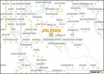 map of Valāshīd